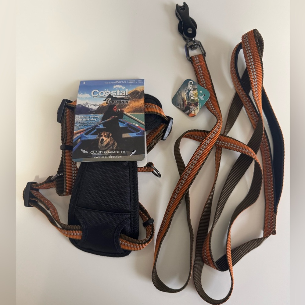 K-9 Explorer Small Dog Harness and Leash Set NWT